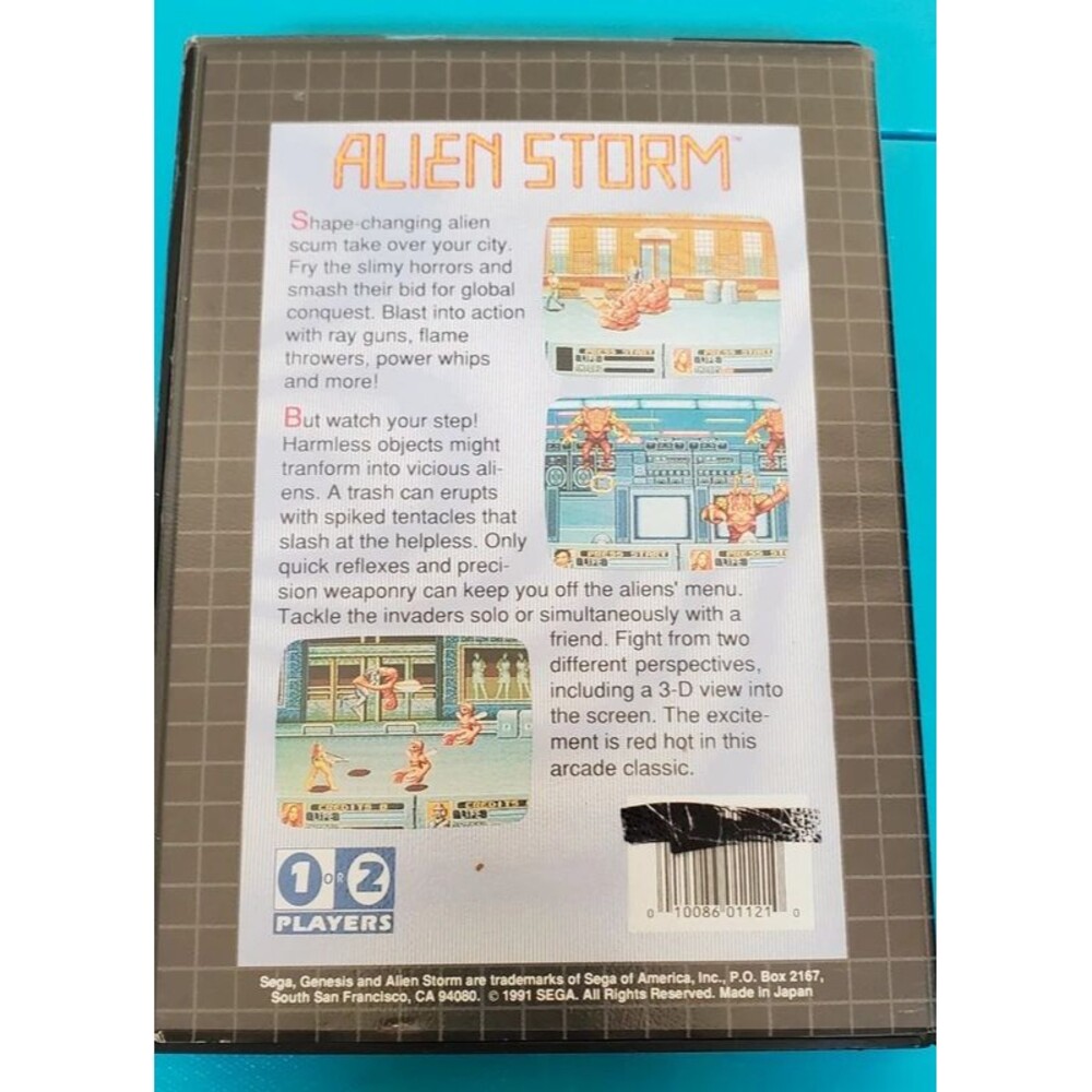 Sega Genesis Alien Storm - Untested - Picture 2 of 6